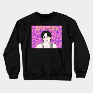 Taehyung and thoughts Crewneck Sweatshirt